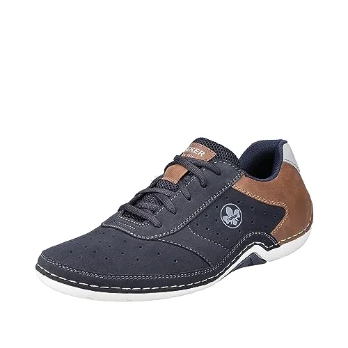 Rieker Herren Schnürer 07506-14 Blau Gr. 40