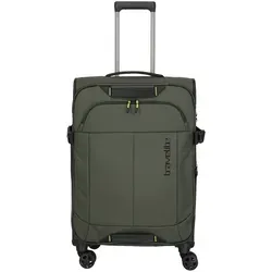 Travelite BRIIZE Trolley M 4-Rollen Khaki in grün von travelite