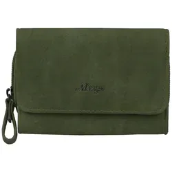 Geldbörse Damen Portemonnaie Portmonee Geldtasche Organizer Vergan Grün - Grün