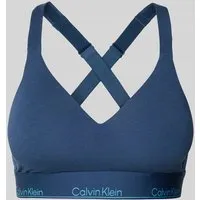 Calvin Klein Underwear Bralette-BH LIFT BRALETTE - Blau L - Funktionsunterwäsche mit elastischem Saum für optimalen Tragekomfort, nahtlos vorgeformte Cups und verstellbare Träger für eine perfekte Passform.