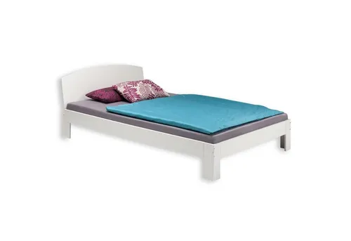IDIMEX Massivholzbett TIM - Zeitloses Kiefernholzbett - Massivholzbett aus Kiefer, modern und ideal für Kinder- und Schlafzimmer. Mit leicht angeschrägtem Kopfteil zum Entspannen und in verschiedenen Farben erhältlich.