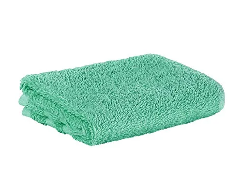 Premium Frottee Gästehandtuch 30x50 cm in smaragdgrün von StickandShine in 500g/m² aus 100% Baumwolle