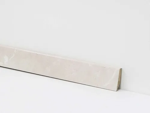 JANGAL Sockelleiste Glanz -Equipped –passend zu Jangal- Laminat, Vinyl & anderen Boden, 1 Stück – 2400 x 58 x 18 mm, Clip- oder Klebemontage