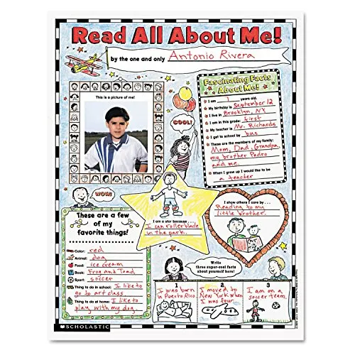 Produktbild Instant Personal Poster Sets: Read All About Me! : 30 Big, Write-And-Read Learning Posters Ready for Kids to Personalize & Display With Pride!