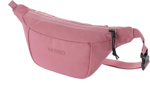 NITRO Hip Bag Gürteltasche Woodrose altrosa - Damentaschen, stylische und verstellbare Gürteltasche in trendigem Woodrose für Freizeit und Alltag.