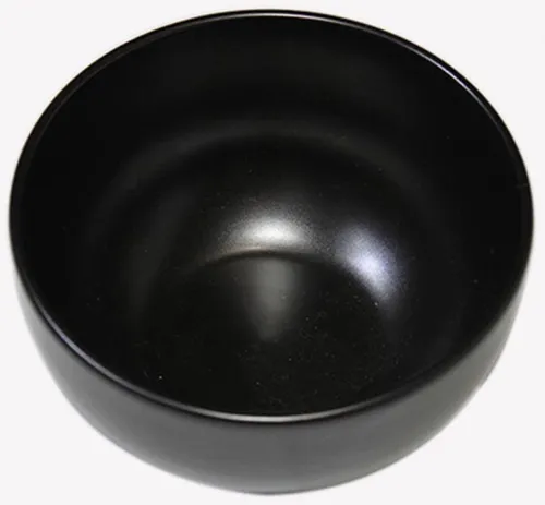 6er Set handgefertigte Müslischalen 700 ml in Schwarz