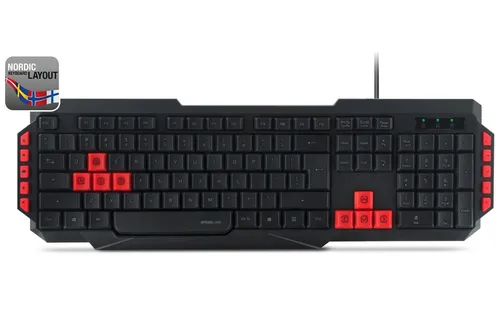 Speedlink LUDICIUM USB Gaming Tastatur SWE NO FIN DKN Nordic Keyboard-Layout