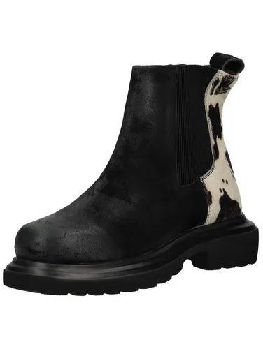 Lazamani Stiefelette Leder/Textil schwarz von Lazamani