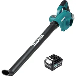 Makita UB 101 DM1 Akku Gebläse 12 V max. + 1x Akku 4,0 Ah - Laubgeräte - Leistungsstarkes Akku Gebläse für kabellosen Einsatz, ideal zum schnellen Entfernen von Laub und Schmutz im Garten.