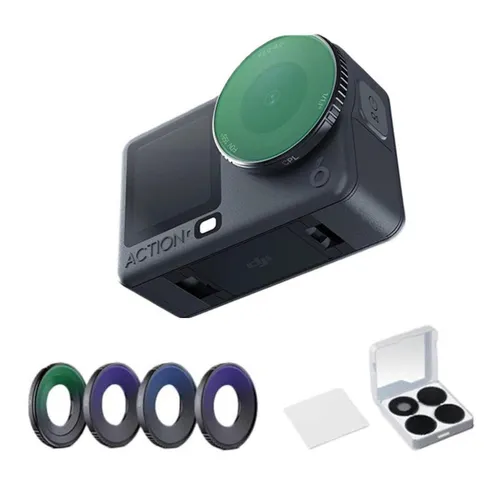4-in-1 Filter Kit für DJI Osmo Action 6 CPL / ND8 / ND16 / ND32 Kamera Zubehör