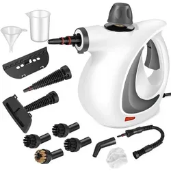 Handdampfreiniger 350ml mit 12 Zubehörteilen – 1050W Mehrzweckdampfreiniger