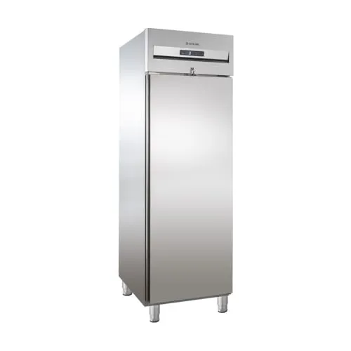 GastroHero Tiefkühlschrank TKSN-PROFI700 | 610 Liter | Edelstahl | GN 2/1 kompatibel | Umluftkühlung | Digitalthermostat | Profi Gewerbe Tiefkühler für Gastronomie & Großküche | Made in Europe