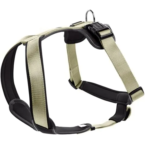 Hunter Neopren Geschirr für Hunde - Oliv/Schwarz - Weiteres Autozubehör, 3-fach verstellbar für optimalen Sitz und aus pflegeleichtem Neopren für besten Tragekomfort bei Alltag und Hundesport.