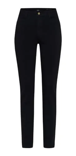 Brax Damen Style Shakira Free to Move Jeans, Clean Perma Black - Jeans in 34W/34L, bietet eine superschlanke Silhouette aus hochwertigem Lyocell für höchsten Tragekomfort und Bewegungsfreiheit.
