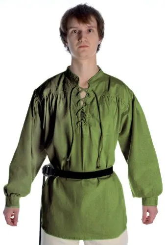 HEMAD Mittelalter-Hemd Artus, grün XXL in grün von HEMAD