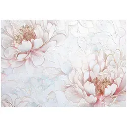 Wallarena Fototapete Pfingstrosen Rosa 300x210 cm in pink von Wallarena