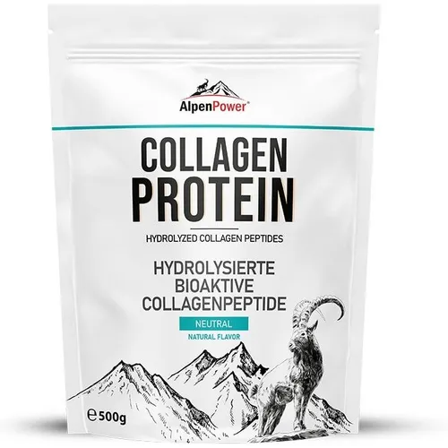 AlpenPower Collagen Hydrolysat Protein Pulver 500 g