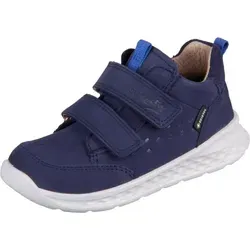 Superfit Jungen BREEZE GORE-TEX Lauflernschuhe, Blau 8000, 28 EU - Sneaker mit wasserdichter GORE-TEX Membrane, herausnehmbarer Einlegesohle aus chromfreiem Leder und optimalem Halt durch 2 Klettverschlüsse.