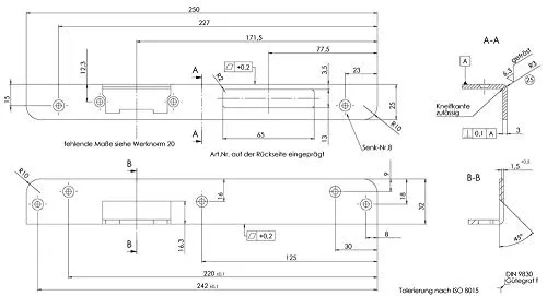 Format 4015501100506 – winkel-schliessblech DL Nr. 15 – 3E hell verz.