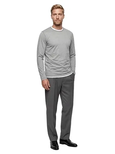 OLYMP Herren Langarm T-Shirt Casual - Hochwertiges Langarm T-Shirt im Regular Fit aus leichtem Single Jersey. Ideal für den Alltag und angenehm zu tragen. Pflegeleicht und vielseitig kombinierbar.