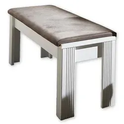 Bank Varese, weiß – Elegante Sitzbank im Landhausstil von Innostyle