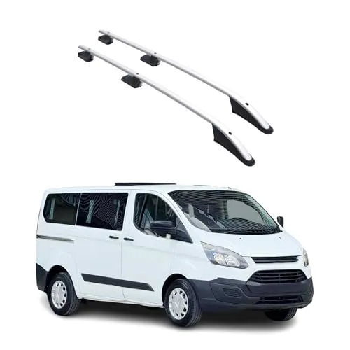 Dachrelings für Ford Transit Custom 2012-2023 Silber