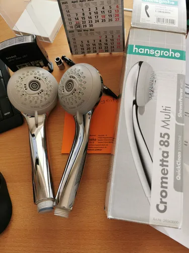 hansgrohe Crometta 85 Kopfbrause Multi 28425000 - Kopfbrause mit 3 Strahlarten: Normal, Massage, Mono, ideal für individuelle Duscherlebnisse und für Durchlauferhitzer geeignet.