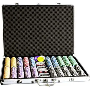 Nexos Trading Pokerkoffer mit 1000 Laser Pokerchips