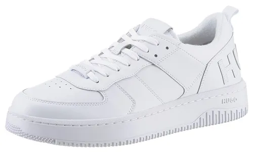 HUGO Herren Kilian_Tenn_FL_n Tennis Sneaker, Weiß, 44 EU in weiß von HUGO BOSS