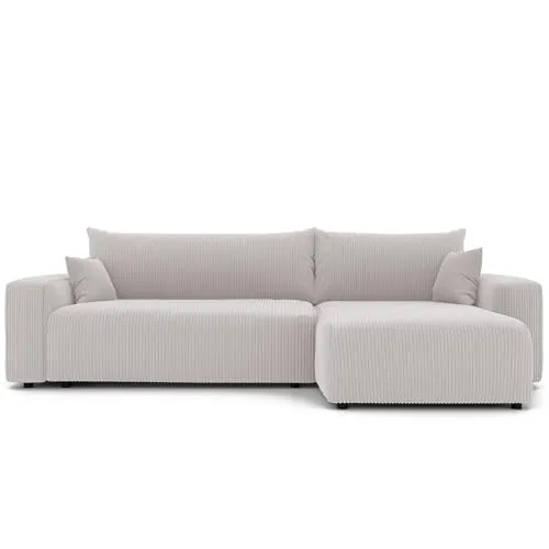 Gepolstertes Ecksofa PIANO XL mit Schlaffunktion - Sofa mit eleganter L-Form, Schlaffunktion und Bettkasten, ideal für stilvolle Wohnzimmergestaltung und komfortable Übernachtungen.
