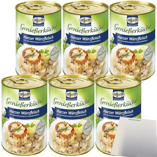 Keunecke Harzer Würzfleisch mit zartem Hühnerfleisch 6er Pack