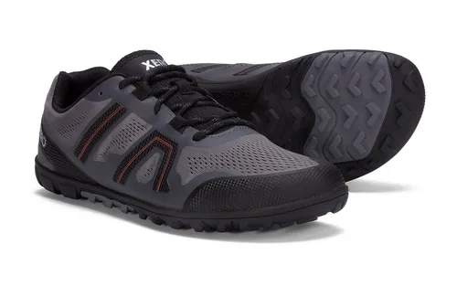 Xero Shoes Mesa Trail II Minimal-Travelschuhe Herren - Wanderschuhe in Stahlgrau, leicht und komfortabel mit griffiger Sicherheit. Ideal für Abenteuer in der Natur, Gewicht nur 232 Gramm (US 9).