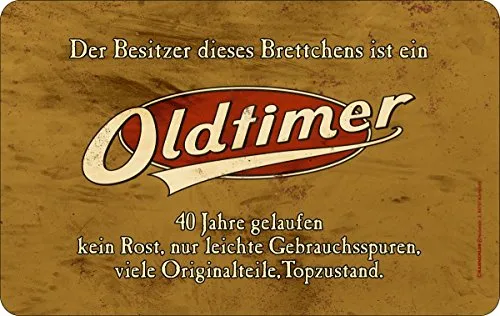 Original RAHMENLOS® Schneidbrettchen: Oldtimer 40 kein Rost