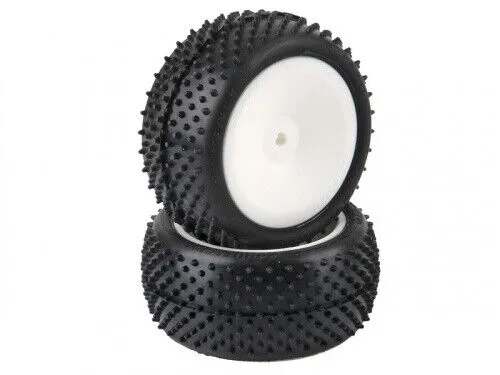 Produktbild Schumacher 1:10 Komplettrad Mezzo gelb Offroad (2) EOS 2WD + 4WD Heckreifen