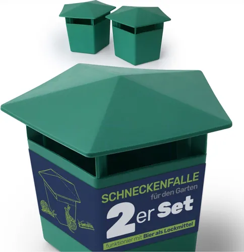 Schneckenfalle Set Schneckenschutz Garten, Menge:2