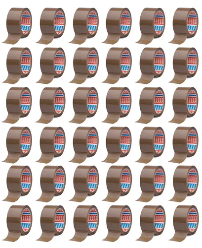 tesa Paketband 36 Stück BRAUN in braun von tesa