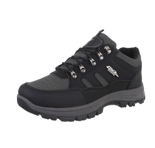 Coolwalk Herren Schnürschuhe Outdoor Stiefelette (87284694) Flach Boots in Schwarz