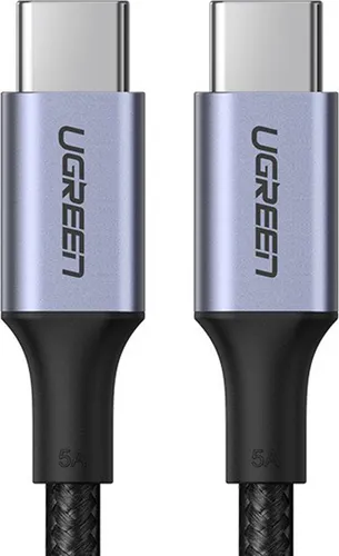Produktbild UGREEN USB-C to USB-C Cable 100W Braided Black 2m