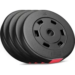 Hop-Sport 20 kg Hantelscheiben Set in schwarz von HS HOP-SPORT