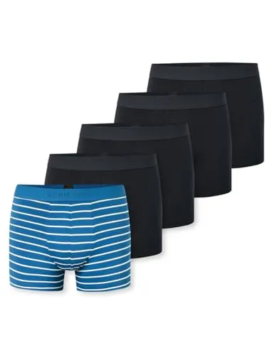 Schiesser Herren 5 PACK Boxershorts Bio Baumwolle Multipack - 95/5 Organic