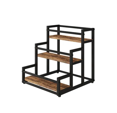 Vicco Küchenregal Fyrk, Eiche rustikal, 3 offene Fächer von Vicco