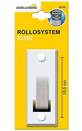 Schellenberg 53102 Gurtwickler-Abdeckplatte Standard Maxi, 105 mm, weiß