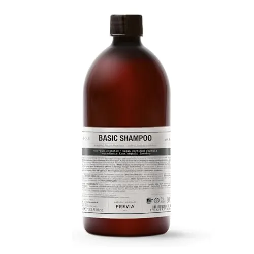 Previa Basic Shampoo 1000 ml - Hochwertiges Shampoo für alle Haartypen, reinigt sanft und sorgt für gesundes, strahlendes Haar.