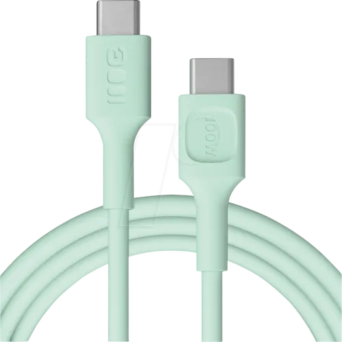 GC KAB100PF200MG - Daten-/ Ladekabel USB C-Stecker > C Stecker, 100 W, 2 m, mintgr