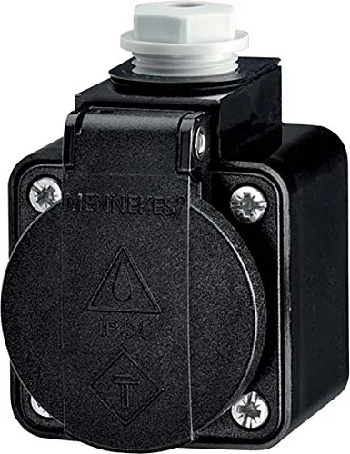 MENNEKES 16A2P+E 230V SCHUKO-Aufbau-Steckdose - Steckdosen & Zubehör, original MENNEKES 10083 für sichere und zuverlässige Stromversorgung in jedem Raum