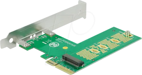 DeLock PCI Express x4 Karte - 1 x intern NVMe M.2 Key M, unterstützt M.2 Module bis 1,5 mm Höhe für optimale Leistung