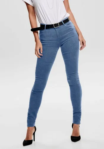 ONLY Onlrain Life Reg Skinny DNM Noos Jeans - Medium Blue Denim, XS/34L EU - Jeans in Skinny-Fit für eine schlanke Silhouette, mit Stretch-Material für Bewegungsfreiheit und Pflegeleichtes Denim – ideal für modische Freizeitoutfits.