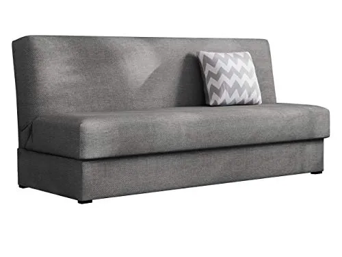 Mirjan24 Schlafsofa Adela Mini mit Bettkasten - 3 Sitzer Sofa für flexibles Wohnen - Sofas & Couches: Elegantes Schlafsofa mit Bettkasten und ebener Schlaffläche (175x105 cm) - ideal für Gästeübernachtungen und platzsparend.