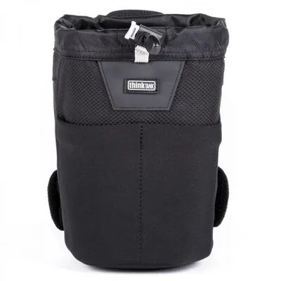 Think Tank Lens Changer 50 v3.0 - Modularer Objektivbeutel mit großer Öffnung und Gummizug-Tragegriff, ideal für Weitwinkel-Zoom-Objektive. Inkl. Regenschutzhülle für optimalen Schutz unterwegs.