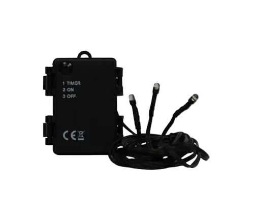 ZICOM Krippenzubehör Miniaturzubehör Batteriebox für 3X AA, ON/Off/Timer mit 3 LED, 4,5 Volt Kabellänge 1m Modellbau und Puppenhaus